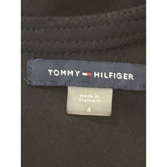 Tommy Hilfiger Women's size 4 Black Sheath Dress with Grommet Detail NWT - Picture 5 of 5